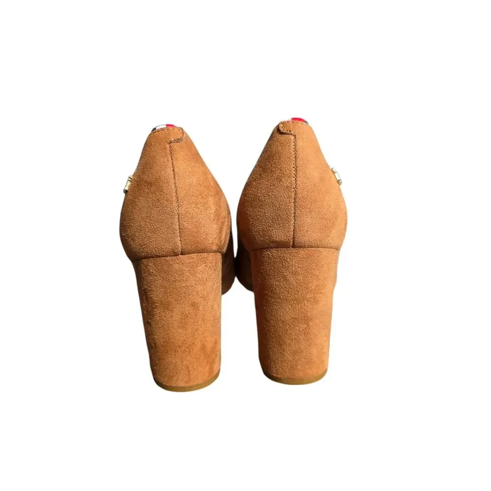 Tommy Hilfiger Abilene Pointed Toe High Heel Pumps Dark Natural Brown Size 8 M - Picture 5 of 7